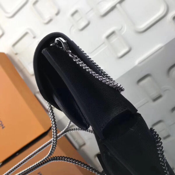 LOUIS VUITTON POCHETTE CHAIN MYLOCKME 19CM BLACK M63471 - Image 3