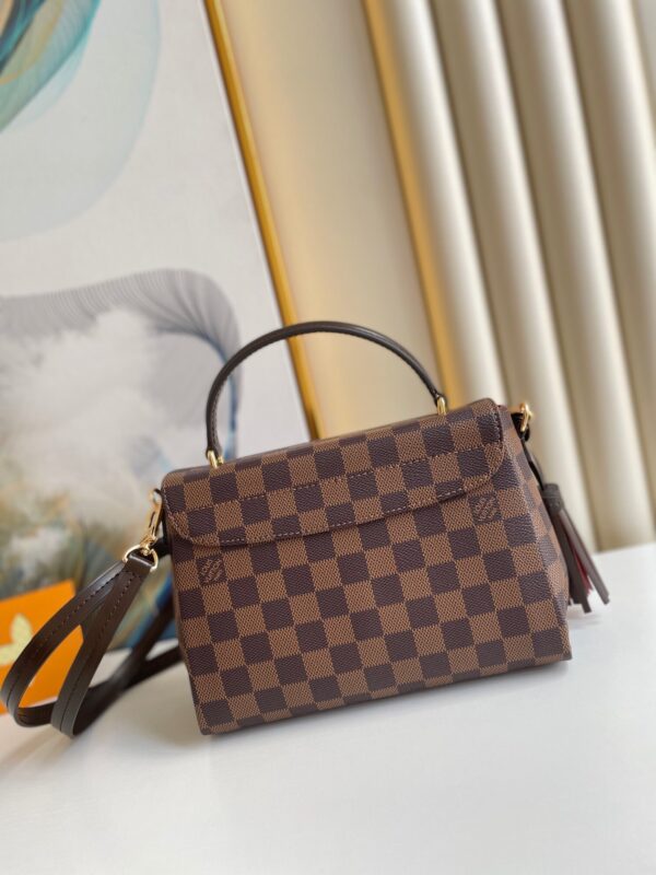 LOUIS VUITTON DAMIER EBENE CROISETTE 25CM N53000 - Image 2