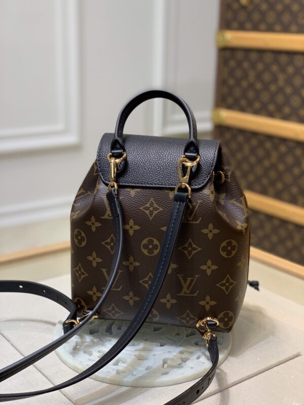 LOUIS VUITTON MONTSOURIS BB 33CM BLACK M45516 - Image 3