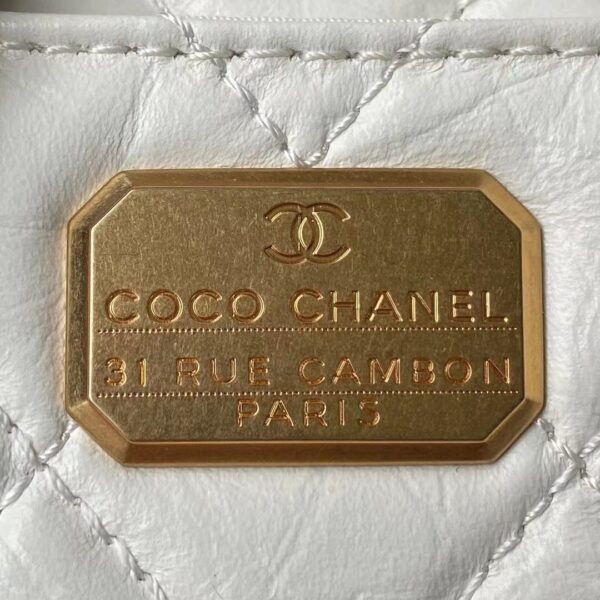 CHANEL CROSSBODY BAG WHITE AS2695 - Image 3