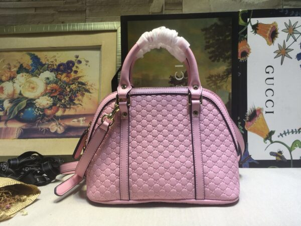 GUCCI GG DOME SATCHEL SHOULDER BAG PINK 24CM - Image 6