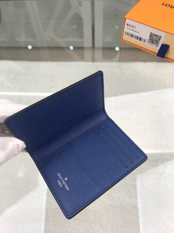 Louis Vuitton Pocket Organiser Navy Blue M30301 - Image 6