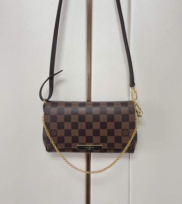 LOUIS VUITTON FÉLICIE POCHETTE DAMIER AZUR 21CM N41129 - Image 3