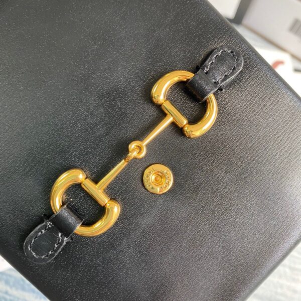 Gucci Horsebit 1955 mini bag 625615 0YK0G 1000 - Image 9