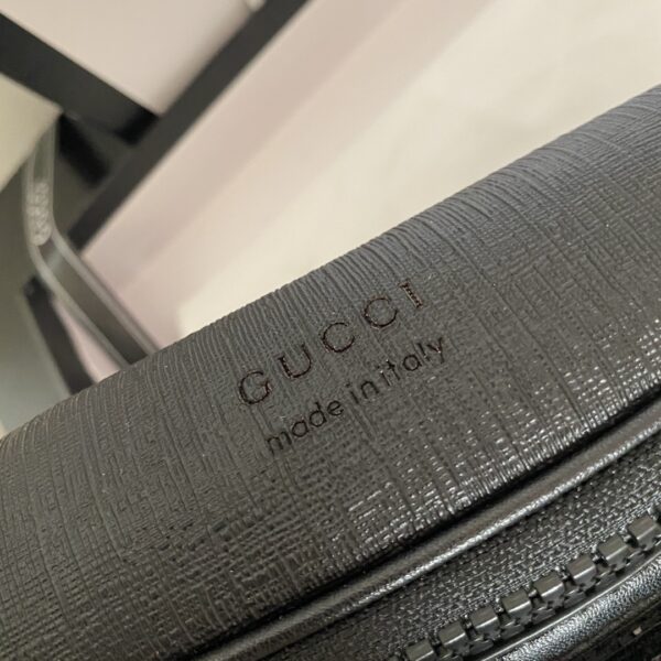 GUCCI BELT BAG WITH INTERLOCKING G BLACK 23CM 682933 92THN 1000 - Image 7