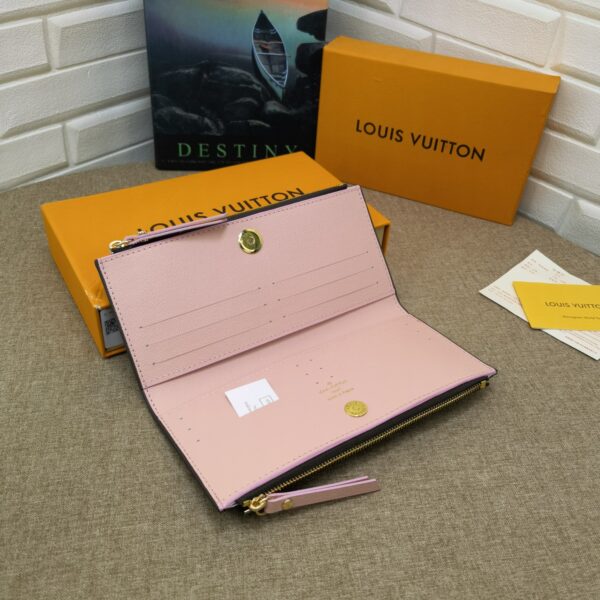 LOUIS VUITTON MONOGRAM WALLET ADELE LIGHT PINK M61269 - Image 6