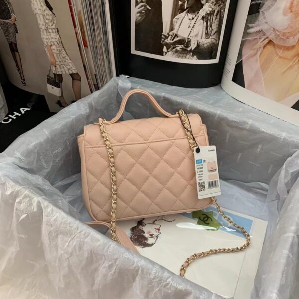 CHANEL MINI BUSINESS AFFINITY LIGHT PINK 19CM - Image 6