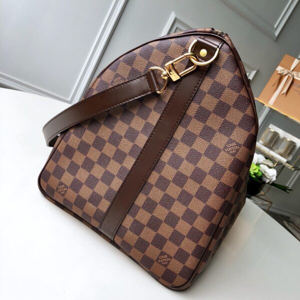 LOUIS VUITTON KEEPALL BANDOULIÈRE 55 DAMIER EBENE N41414 - Image 3