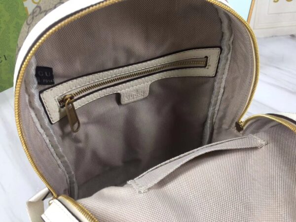 GUCCI OPHIDIA GG SUPREME BACKPACK WHITE 29CM 685769 9U8BT 9760 - Image 5