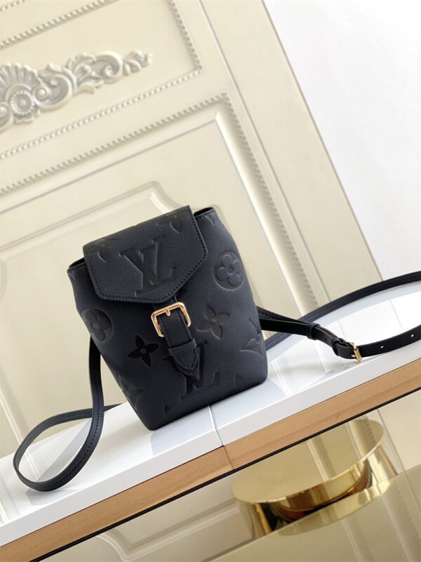 LOUIS VUITTON TINY BACKPACK 13CM BLACK M80596 - Image 2