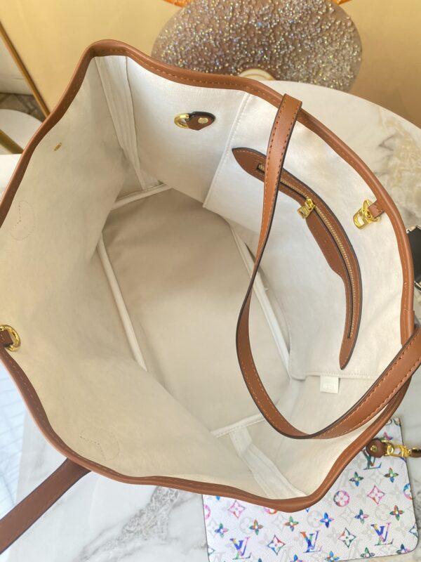 LOUIS VUITTON LV GARDEN METALLIC MONOGRAM NEVERFULL MM M21352 - Image 3