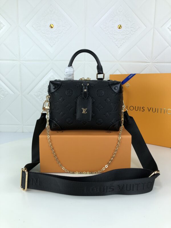 LOUIS VUITTON PETITE MALLE SOUPLE BLACK M45393 - Image 6