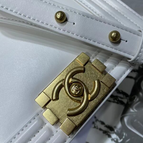 CHANEL MINI LEBOY WHITE AS3018 - Image 4