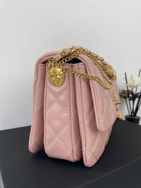 CHANEL QUILTED MINI CC FLAP PINK - Image 4