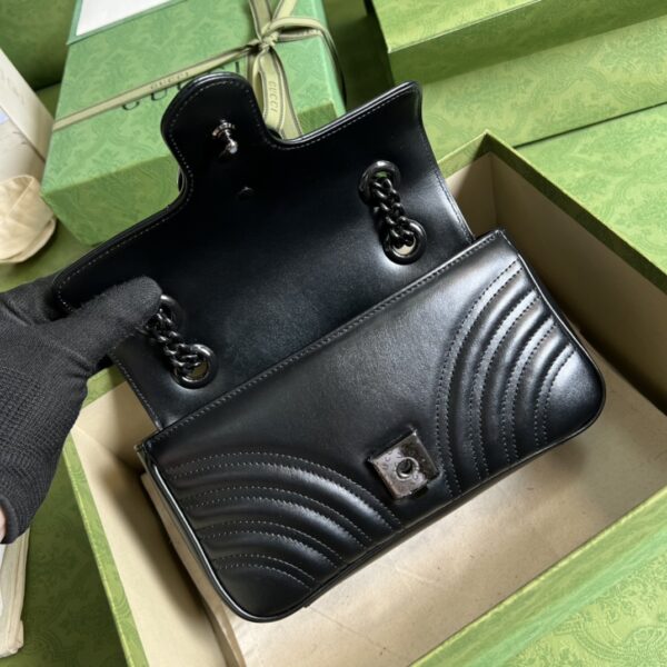 GUCCI MARMONT METELASSE MINI BAG 446744 DTDFV 1000 - Image 7