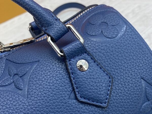 LOUIS VUITTON LV SPEEDY BANDOULIERE 20 HANDBAG NAVY BLUE M58958 - Image 9