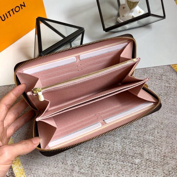 LOUIS VUITTON ZIPPY WALLET DAMIER EBENE N60046 - Image 2