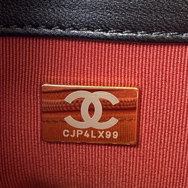 CHANEL SHOULDER BAG BLACK AS2734 - Image 4