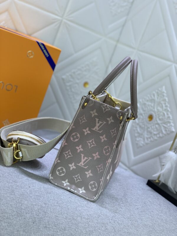 LOUIS VUITTON ONTHEGO SUNSET GRAY 25CM - Image 5