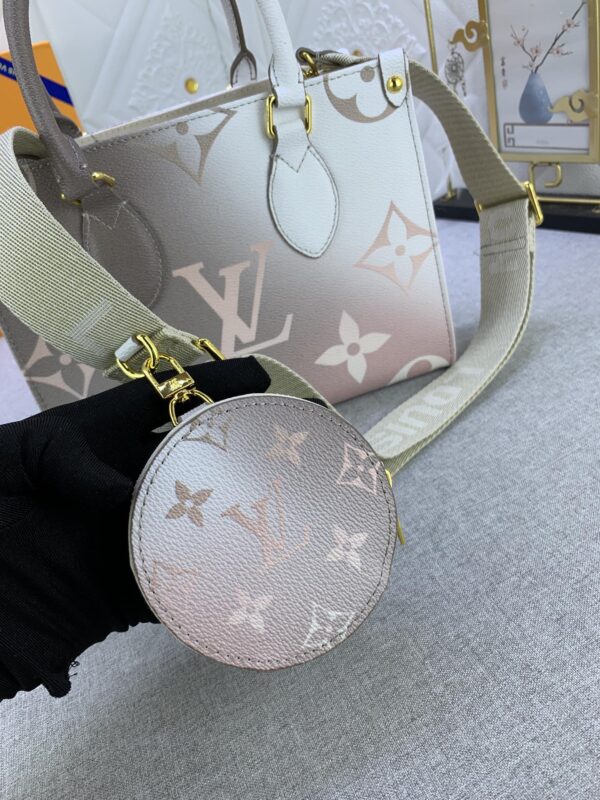 LOUIS VUITTON ONTHEGO SUNSET GRAY 25CM - Image 2