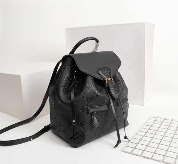 LOUIS VUITTON MONTSOURIS BACKPACK BLACK M45205 - Image 5