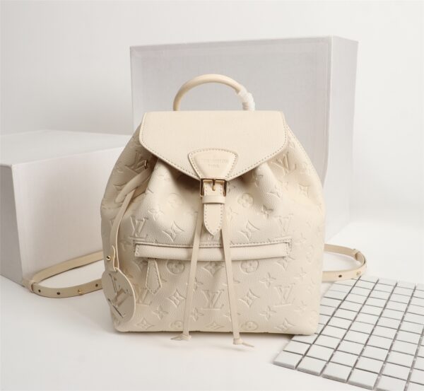 LOUIS VUITTON MONTSOURIS BACKPACK WHITE M45397 - Image 2
