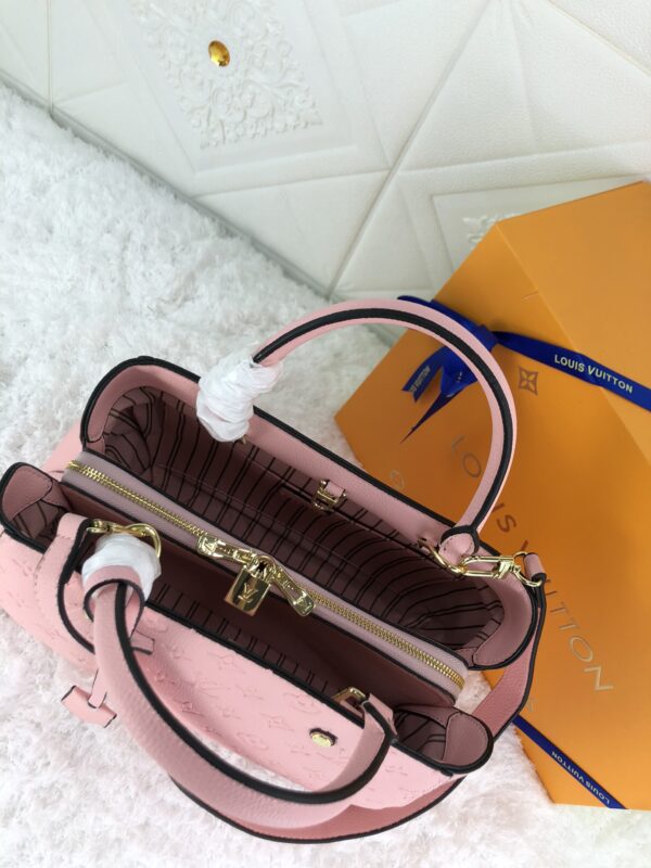 LOUIS VUITTON MONTAIGNE BB EMPREINTE NOIR PINK 33CM - Image 6