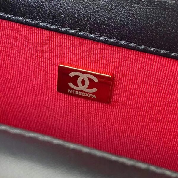 CHANEL MINI LEBOY BLACK AS3018 - Image 6