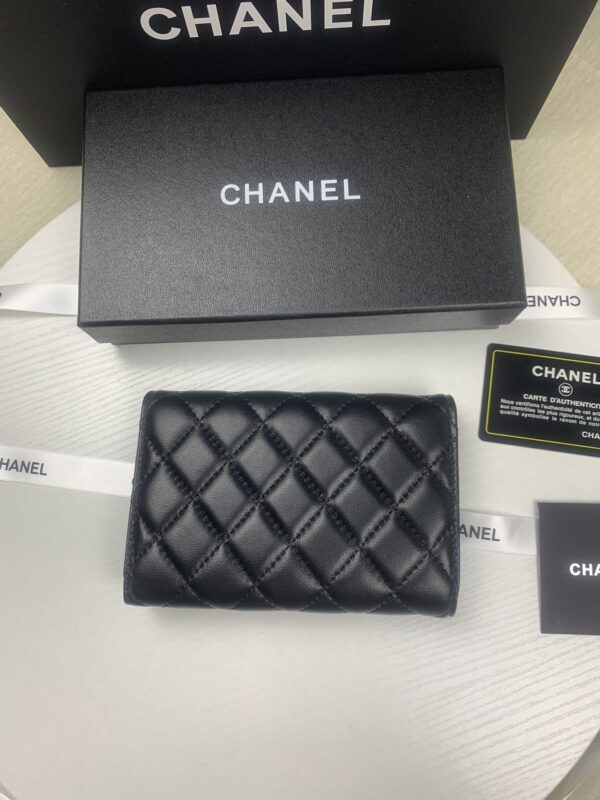 CHANEL CLASSIC CARD HOLDER BLACK 15CM - Image 2