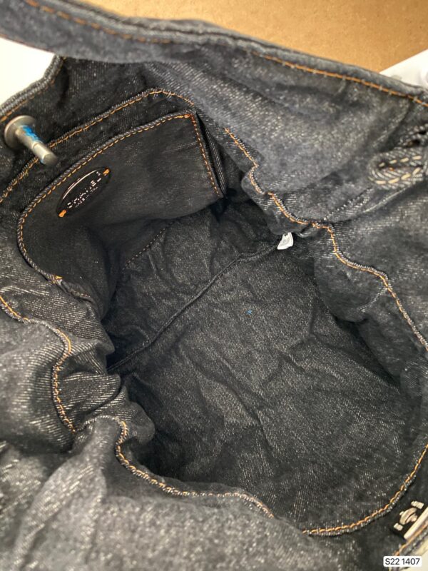 CHANEL DENIM QUILTED 31 SHOPPING BAG 37CM - Image 3