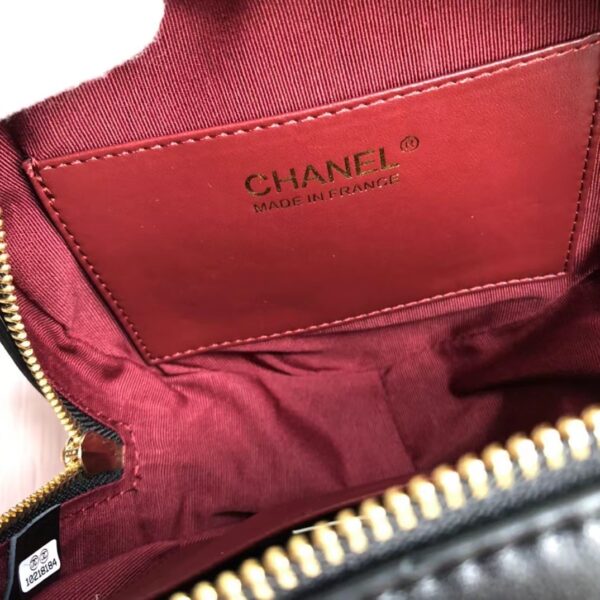 CHANEL HEART CLUTCH WITH CHAIN BLACK AP2784 - Image 13