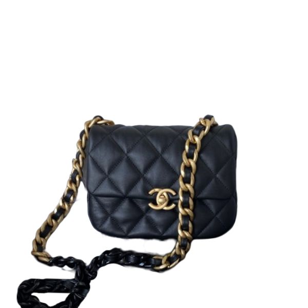 CHANEL MINI FLAP BAG BLACK AS3205