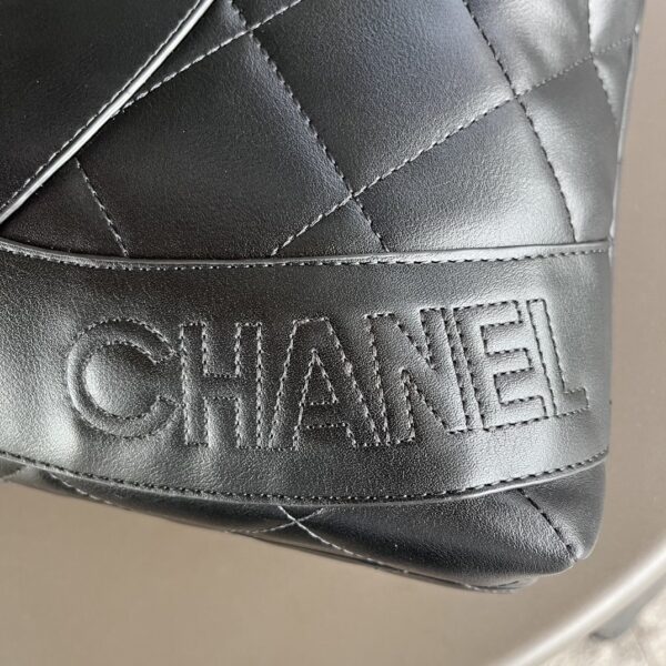 CHANEL CC CAVIAR SHOPPING BAG BLACK 37CM - Image 4