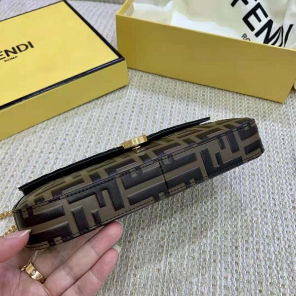 FENDI WALLET ON CHAIN WITH POUCHES BROWN 8BS032AAFMF13VK - Image 5