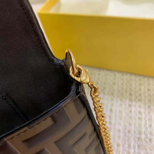 FENDI WALLET ON CHAIN WITH POUCHES BROWN 8BS032AAFMF13VK - Image 8