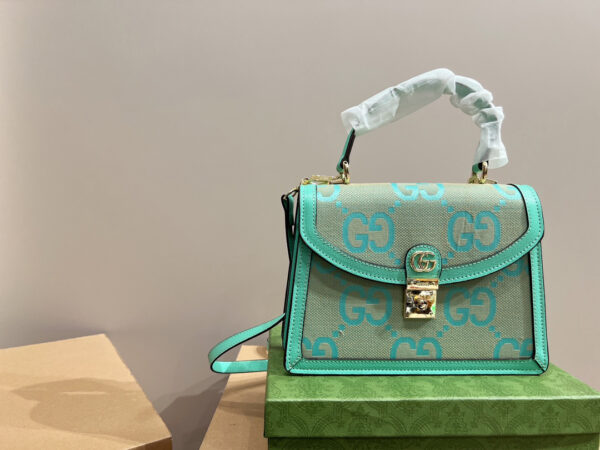 GUCCI OPHIDIA JUMBO GG TOP HANDLE BAG MINT 25CM 651055 UKMBG 8480 - Image 2