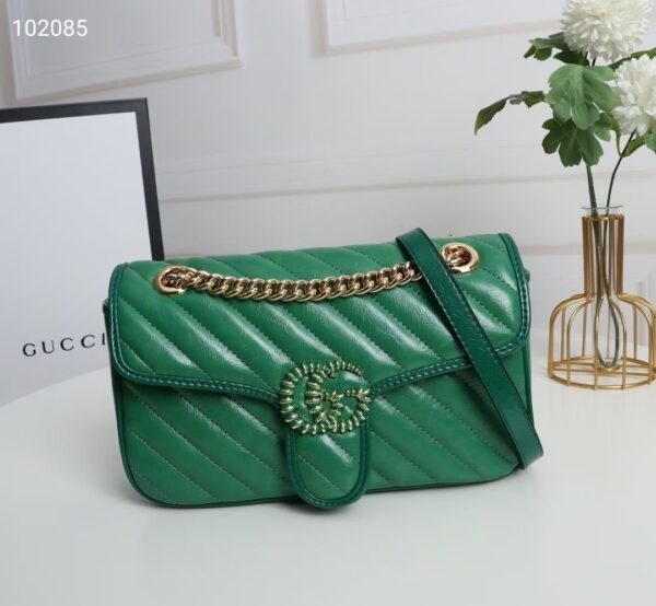 GUCCI MARMONT SUPER MINI BAG IN GREEN 26CM 443497 1X5EG 3862 - Image 10