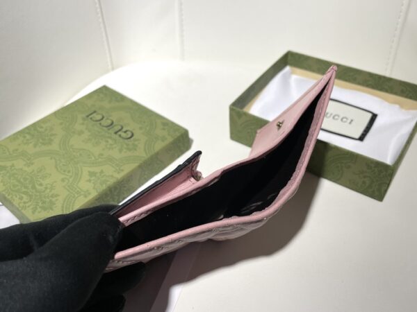 GUCCI MARMONT CARD CASE WALLET 11CM PINK 466492 DTD1T 6433 - Image 2