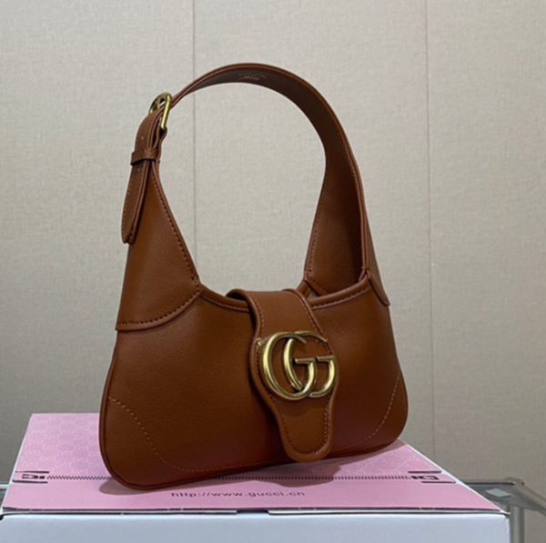 GUCCI APHRODITE SMALL SHOULDER BAG BROWN 26CM 735106 AAA9F 1000 - Image 2
