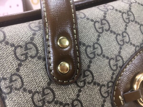 GUCCI HORSEBIT 1955 MINI TOP HANDLE BAG 27.5CM DARK BROWN 645453 92TCG 8563 - Image 3