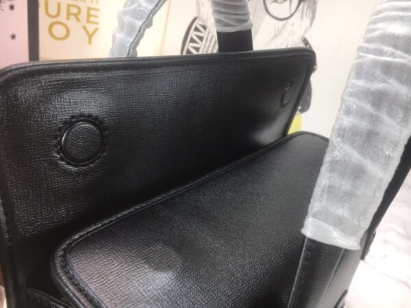 GUCCI HORSEBIT 1955 MINI TOP HANDLE BAG 27.5CM BLACK 645453 92TCG 8563 - Image 3