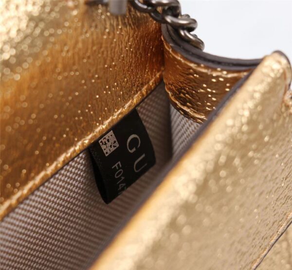 GUCCI WOMEN'S DIONYSUS SUPER MINI CROSSBODY BAG GOLD 16CM 476432 1TRBN 8089 - Image 3