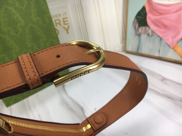 GUCCI APHRODITE MINI SHOULDER BAG 21CM BROWN 739076 AAA9F 2316 - Image 2