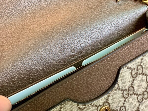 GUCCI LADIES MULTICOLOR QUEEN MARGARET LEATHER MINI SHOULDER BAG BROWN 20CM 476079 9I6QT 8540 - Image 3