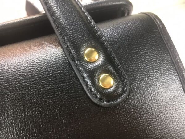 GUCCI HORSEBIT 1955 MINI TOP HANDLE BAG 27.5CM BLACK 645453 92TCG 8563 - Image 4