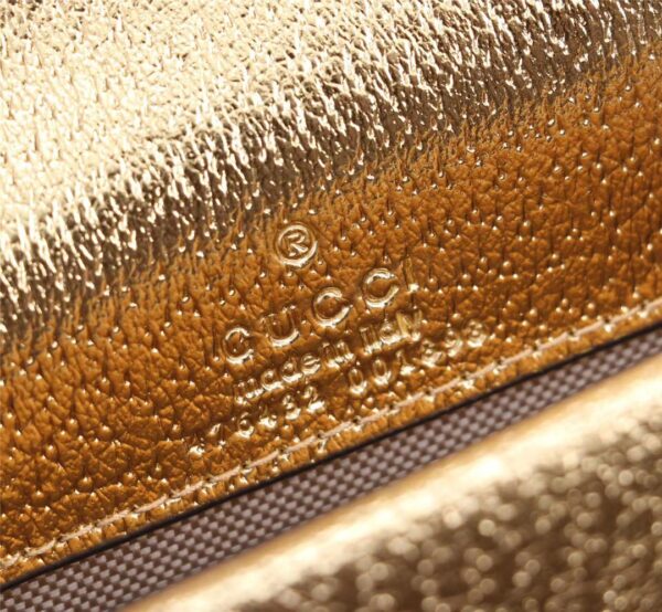 GUCCI WOMEN'S DIONYSUS SUPER MINI CROSSBODY BAG GOLD 16CM 476432 1TRBN 8089 - Image 4