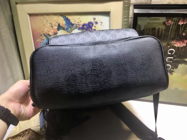 GUCCI GG SUPREME SMALL BLACK BACKPACK 41CM - Image 5