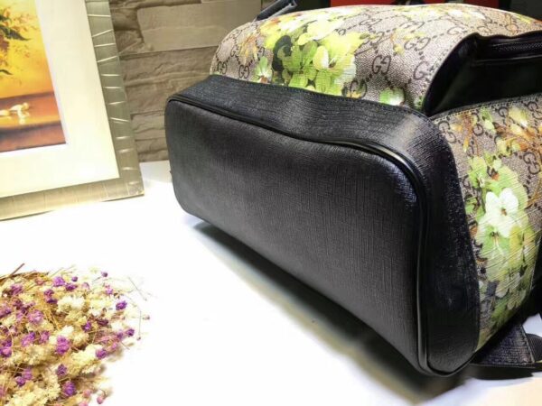 GUCCI GG BLOOMS BACKPACK GREEN BLOOMS 41CM 406370 KLQAX 9772 - Image 5