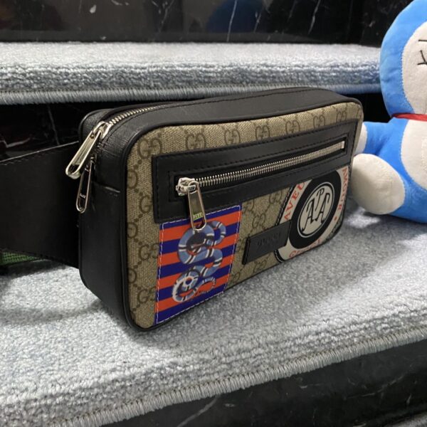 GUCCI GG BROWN NIGHT COURRIER BELT BAG 24CM - Image 5