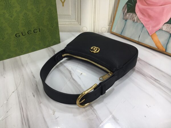 GUCCI APHRODITE MINI SHOULDER BAG BLACK 21CM 739076 AAA9F 1000 - Image 6